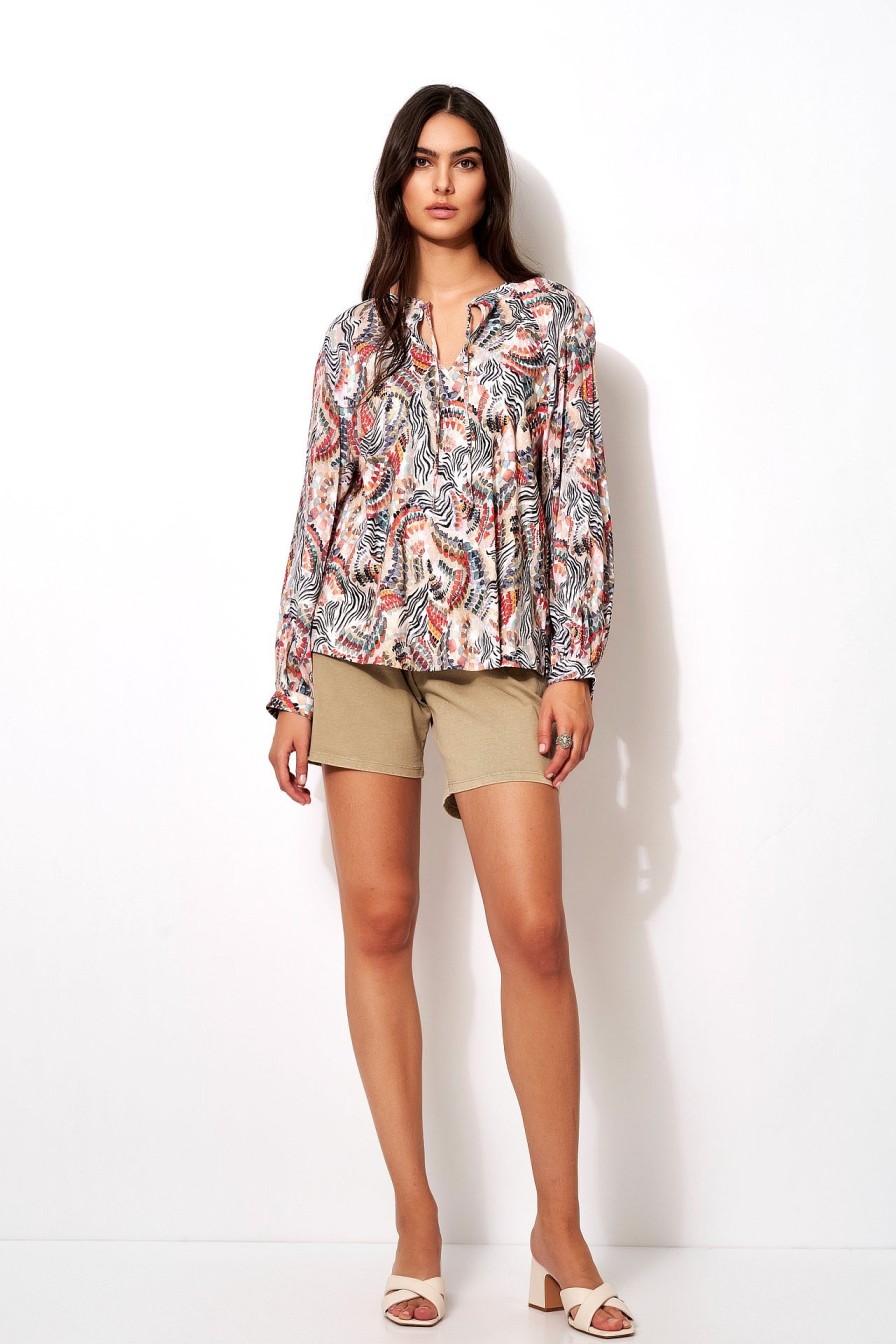 Women Desoto | Jersey Blouse »Layla« Multicolour