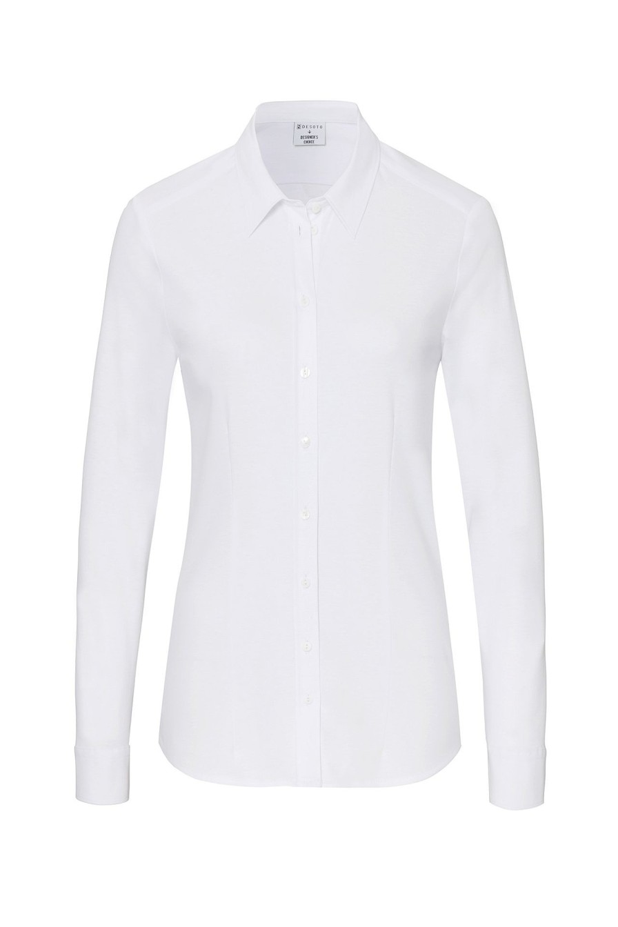 Women Desoto | Jersey Blouse »Pia« White