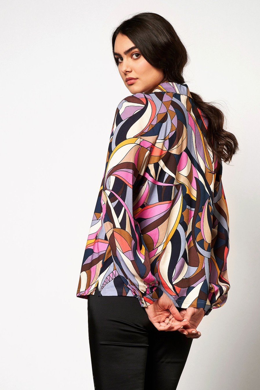 Women Desoto | Jersey Blouse »Lucy« Multicolour