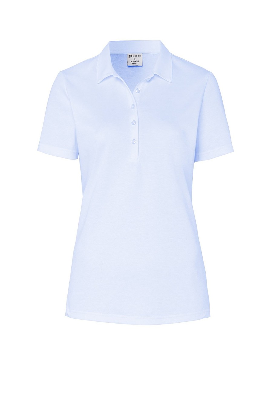 Pique Series Desoto | Polo Shirt »Ada« Light Blue