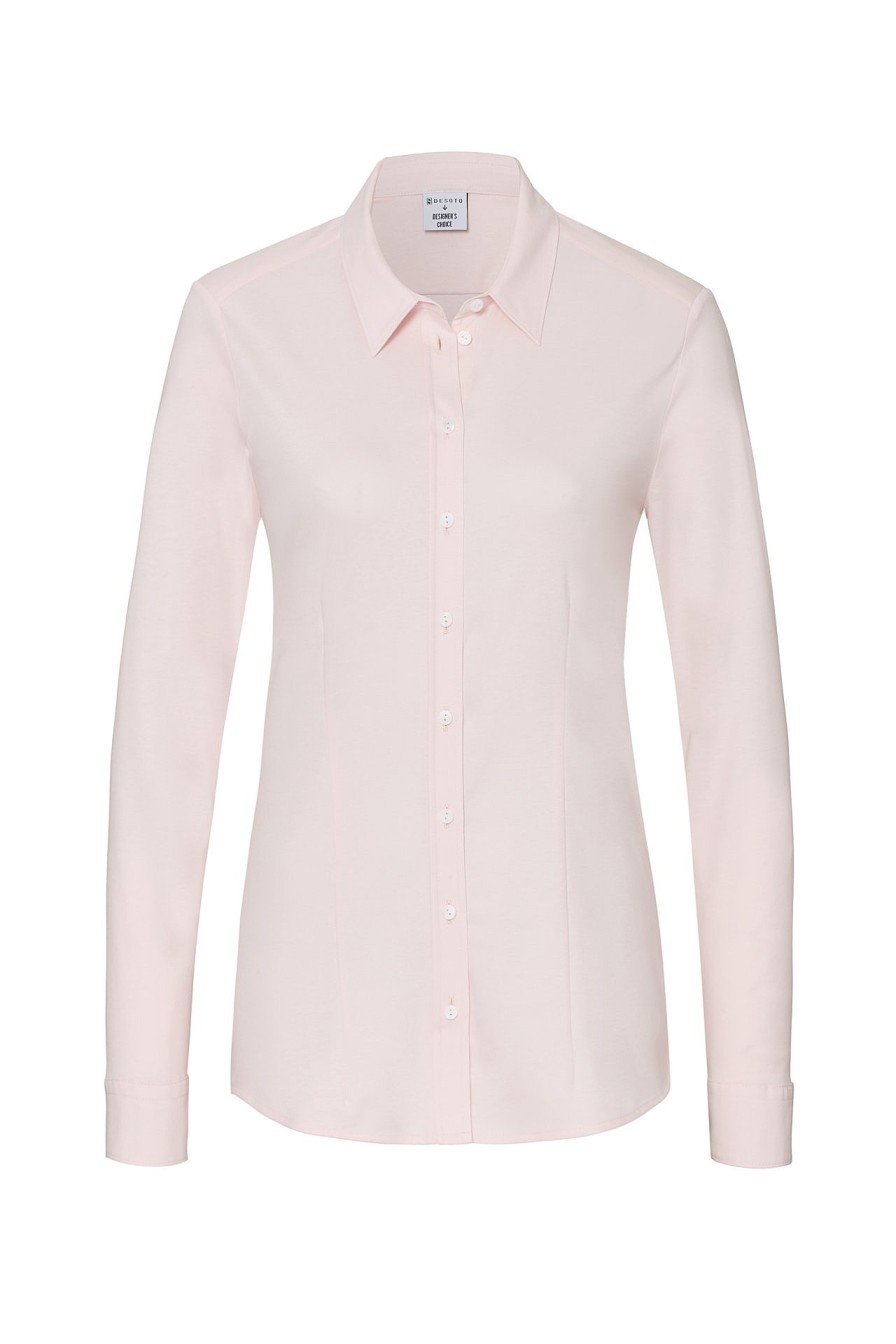 Women Desoto | Jersey Blouse »Pia« Pink