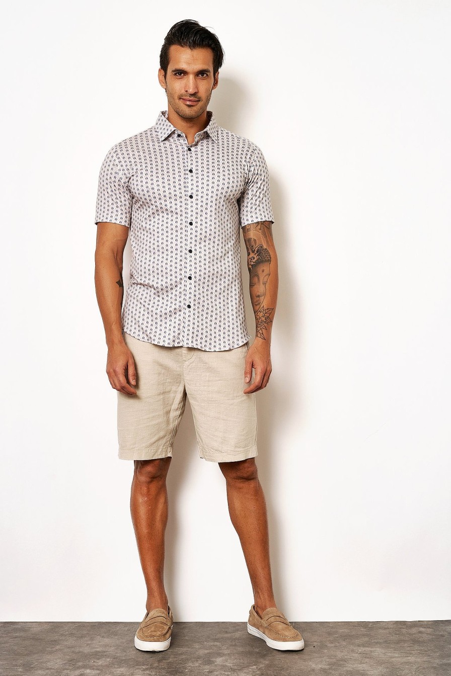 Men Desoto | Jersey Shirt »Kent« Beige